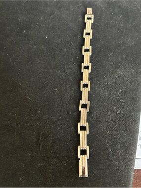 Taxco 925 Sterling Silver Panther Link Bracelet T-151